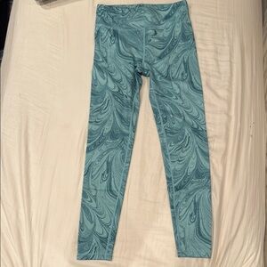 Athleta Blue High-Waisted Leggings